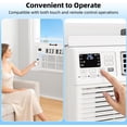 thumbnail image 5 of FREE VILLAGE Window AC Unit,10000 BTU Window Air Conditioner,Cool Rooms up to 450 Sq.Ft.,6-in-1 Modes,24H Timer,Energy Saving,Remote Control,Perfect for Bedroom,Apartment,Living Room,Office - White, 5 of 7