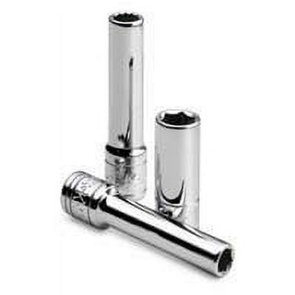 Sk Professional Tools Socket, Steel, Chrome, 1/2 in 44916