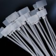 thumbnail image 3 of 100 unidades de corbatas desechables de nylon para bricolaje, sellos autobloqueables, longitud ajustable Feliz Sencillez, 3 of 5