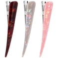 thumbnail image 1 of 3 pinzas para el pelo grandes, pasadores acrílicos, accesorios para el cabello de mujer para cabello grueso y fino., 1 of 4