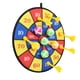 thumbnail image 3 of 1 juego de tablero de dardos flocado con 4 piezas de dardos Juego de ocio Juego de tablero de dardos Juegos de mesa Niños Adultos Juguete de regalo para oficina Hogar al aire libre (6 piezas de bolas, 3 of 4