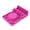 Rose Red, variant on Silicone Cup Drying Rack Water Bottle Drainer Holder Countertop Cup Stand Lid and Straw Holder Rose Red 6.29x1.57x4.52 in / 16x4x11.5 cm