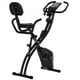 Soozier 2 in 1 Upright  Exercise Bike Stationary Foldable Magnetic Recumbent Cycling with Arm Resistance Bands Black - image 1 of 9