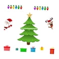 thumbnail image 4 of lionlar Christmas Tree Refrigerator Stickers Funny Kitchen Decor for Family Car Home Style B, 4 of 9