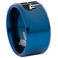 thumbnail image 3 of Blue Hunter Tungsten Carbide Ring for Police 12mm, 3 of 6