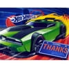Hot Wheels 'High Speed' Thank You Notes w/ Envelopoes (8ct)