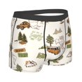 thumbnail image 2 of KLL Road Trip Men's Cotton Boxer Briefs Underwear-Medium, 2 of 8