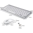thumbnail image 3 of Wireless Keyboard and Mouse compatible With Apple iMac Windows or Android 24G Wireless, 3 of 5