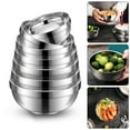 thumbnail image 7 of Double Layer Insulation Stainless Steel Bowls Salad Bowl Deep Dish Tableware, 7 of 7