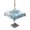 Navy Blue/Turquoise/Coral, variant on Outdoor Tablecloth with Umbrella Hole and Zipper, Navy Blue Coastal Waterproof Patio Tablecloth for Dining 60''x102'', Turquoise Coral Ocean Modern Sea Wipeable Table Cover for Picnic BBQ Party Patio
