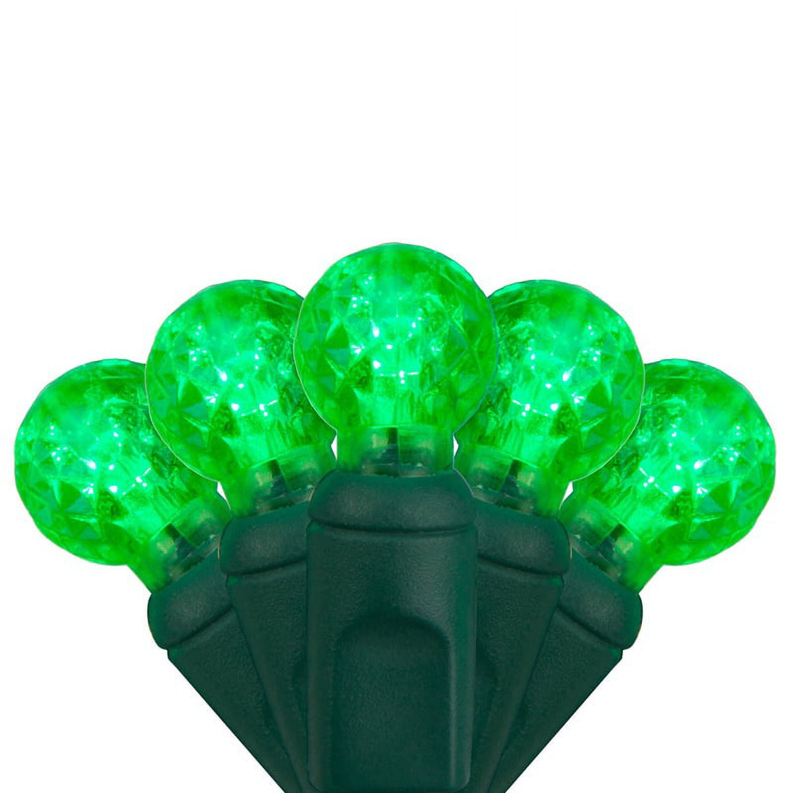 70 G12 Green Ball Lights, 24 ft LED Christmas Lights Green String Lights St. Patricks Day Lights Globe String Lights for Bedroom Dorm Room Lights Globe Christmas Lights