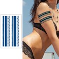 thumbnail image 1 of Cuadros Decorativos 4 Uds tatuaje pegatinas semipermanente cuerpo tatuaje pegatina impermeable para hombres mujeres Wdftyju embutido en tela, 1 of 4