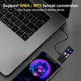 thumbnail image 5 of 16GB Digital Voice Activated (Black) Recorder - Voice Recorder with Playback - Portable Tape Recorder Audio Recording Device with Noise Reduction Audio, 5 of 5