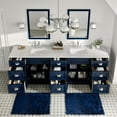 thumbnail image 2 of EVIVA Epic 96 Inch Transitional Blue Vanity w/ Brushed Nickel Hardware, 2 of 7