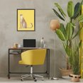 thumbnail image 3 of Stupell Industries Modern Cheetah on Vibrant Yellow Black Floating Frame Canvas Art, 17 x 21, by Karolina Sato, 3 of 8