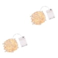 thumbnail image 4 of Yuarrent Guirnalda de luces de perlas artificiales alimentada por batería, luz de hadas LED, lámpara de alambre de cobre, guirnalda, decoración de 100LED 2piezas, 4 of 6