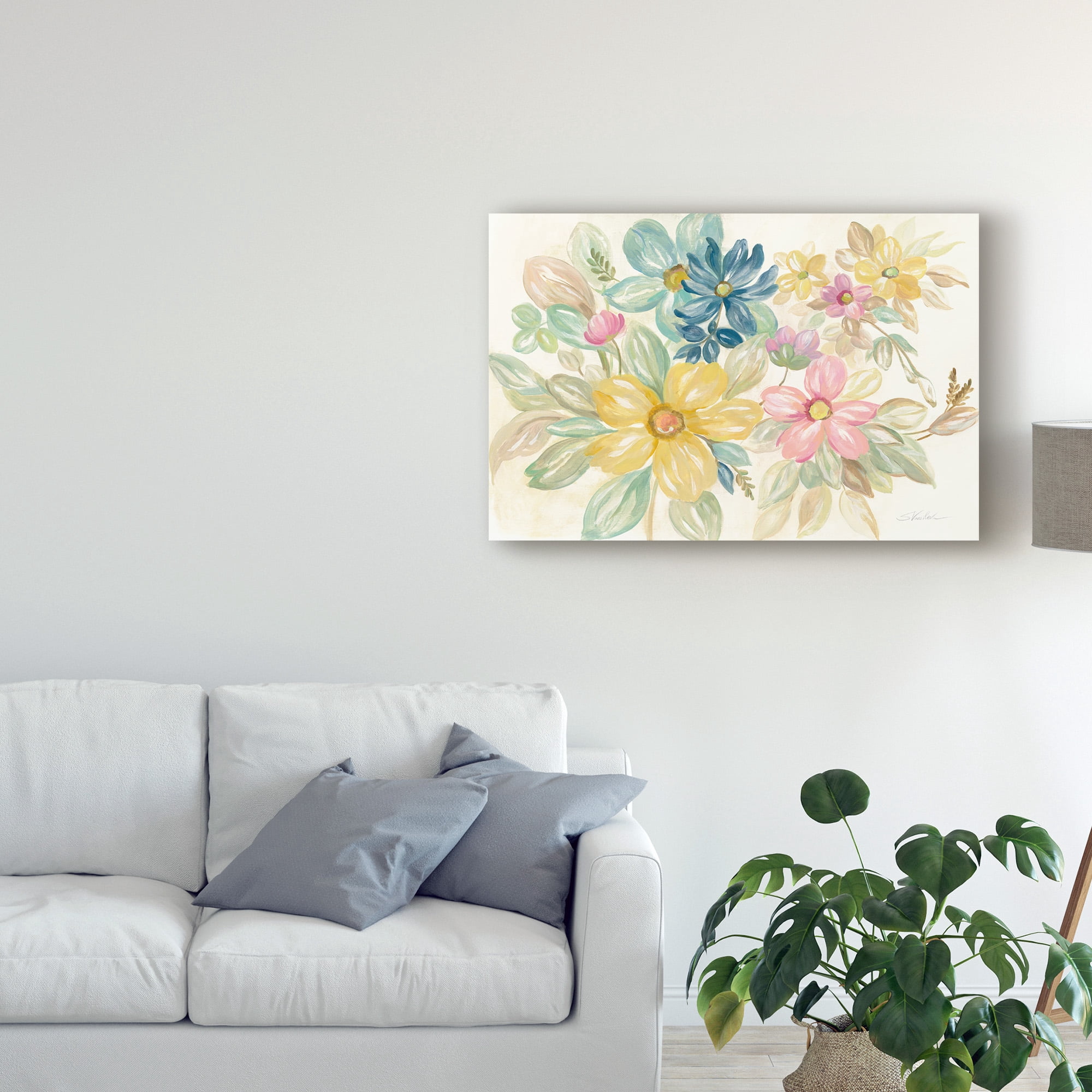 Trademark Fine Art 'June Bloom' Canvas Art by Silvia Vassileva