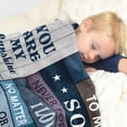 thumbnail image 5 of Gifts for Husband Boyfriend Blanket 60’’x50’’, Boyfriend Husband Birthday Gifts, I Love You Gifts for Him, to My Husband Gift, Anniversary Christmas Wedding Romantic Valentines Gift for Husband, 5 of 5