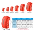 thumbnail image 2 of Uxcell 55-65L Waterproof Backpack Rain Cover with Vertical Reflective Strap, L, Orange, 2 of 5