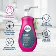 Veet Professional Hair Removal Cream, 2 Minute Body Hair Remover For Women, 13.5 Fl Oz Pump Bottle