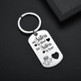 thumbnail image 3 of Best Friend Keychain,Not Sisters by Blood But Sisters by Heart Friendship Gifts for Women Sister Birthday BFF Jewelry, 3 of 4