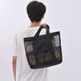 thumbnail image 5 of LHNFT Beach Bag - Mesh Beach Tote Bag for Women Mothers Day Gifts for Her Waterproof Pool Bag for Holiday Travel, Beach Vacation Essentials, 5 of 8