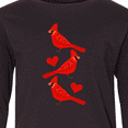thumbnail image 4 of Inktastic Cardinal Cute Bird Watching Long Sleeve Youth T-Shirt, 4 of 5