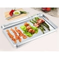 thumbnail image 3 of Casewin Baking Sheet Stainless Steel Baking Tray Cookie Sheet Oven Pan Rectangle Size 31x 24 x 2.5 cm, Non Toxic & Healthy, Rust Free & Less Stick, Thick & Sturdy, Easy Clean & Dishwasher Safe, 3 of 6