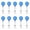 G, variant on Daiosportswear 10Pc Retractable Badge Holders,Scroll ID Card Clips 10 Colors,Plastic,1.3in Diameter,25.6in Stretch,Spring Design,for Nurses/Staff/Students,ID/Key/Card,Multipurpose Accessory