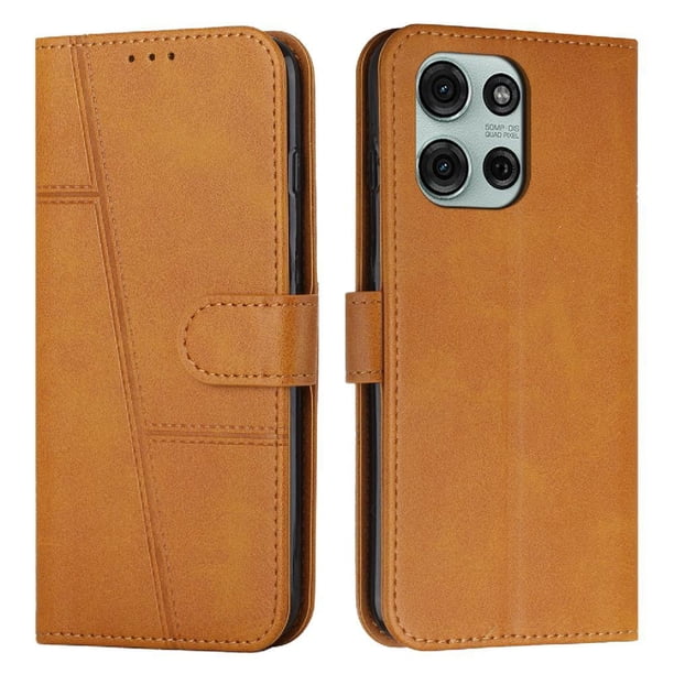 Funda Flip para FOXDOCK Motorola Moto G75 – Carcasa delgada y resistente a impactos con soporte para uso diario y profesional