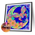 thumbnail image 2 of Cuadros Decorativos 5D DIY diamante pintura mariposa animal forma especial parcial arte (GT113) Likrtyny embutido en tela, 2 of 6