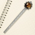 thumbnail image 3 of Leopard Vintage Silver Lace-Edged Bookmark: Reading Accessory for Book Lovers, 3 of 5