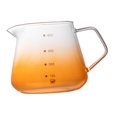 thumbnail image 3 of Jarra para espumar leche, taza de espresso, jarra para té, café, reutilizable, portátil, medidor de vidrio Naranja, 3 of 9