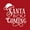 White, variant on Vinyl Wall Art Decal - Santa Is Coming - 25.5" x 25" - Cute Fun Christmas Holyday Season Hat Design Sticker For Living Room Playroom Entry Way Door Windows Storefront School Coffee Shop Decor