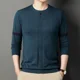 thumbnail image 4 of Sudadera formal de alta calidad, camiseta de negocios para hombre, jersey de cuello redondo para hombre, elástica, moda social Harajuku, tops XL Emo, 4 of 4