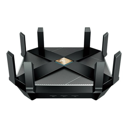 Archer AX6000 IEEE 802.11ax Ethernet Wireless Router - 2.4GHz Yes - 5GHz - 6000Mbit/s Wireless Speed - 8 x Network Port - 1 x Broadband Port - 2.5 Gigabit Ethernet - (Best Gigabit Ethernet Router)