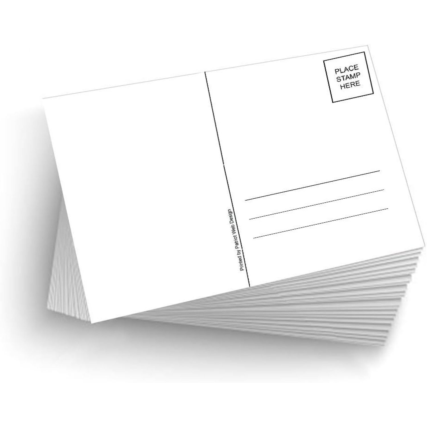 100 Blank Mailable 4"x6" Heavy Duty 14PT Postcards with Mailing Side