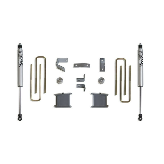 LIFT KIT-SUSPENSION COMPONENT 4 IN LIFT INCL. U BOLTS CARRIER BEARING FOX SHOCKS