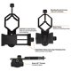 thumbnail image 3 of Adaptador de cámara de telescopio universal Adaptador de teléfono celular Soporte de montaje de clip Soporte de montaje para Spotting Compatible Feliz Sencillez, 3 of 5