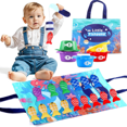 thumbnail image 1 of LivinVeluris Montessori Fishing & Stacking Toy for Toddlers 1-3 Years - Counting Game with Velcro Patch Fishing Rod, Colorful Fish & Stacking Bowls-22pieces, 1 of 7