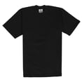 thumbnail image 2 of Pro Club Men's 6.5 oz Heavyweight Cotton Short Sleeve T-Shirt, Black, 3X-Large, 2 of 2