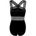 thumbnail image 3 of Trajes de baño de una pieza para mujer Trajes de baño con frente cruzado Trajes de baño huecos, 3 of 5