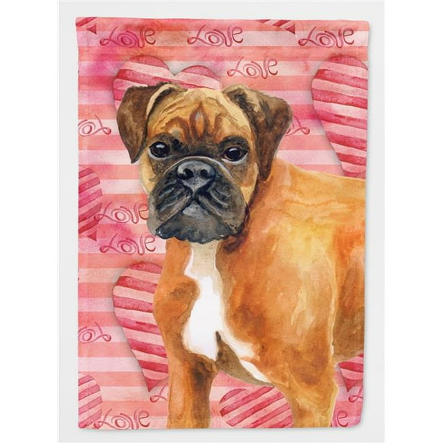 Carolines Treasures BB9727GF Boxer Allemand Drapeau d'Amour - Taille du Jardin