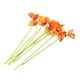 thumbnail image 2 of 10 Pcs Flores Artificiales de Amapola para Banquete de Boda Hogar y Decoración de Jardín Oficina Casa de Café Fotografía naranja Baoblaze Decoración de mesa de oficina en casa, 2 of 6