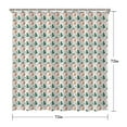 thumbnail image 5 of White Christmas Gingerbread and Tree Pattern Shower Curtain 72"x72" ,Bathroom Decorative Shower Curtains Set with 12 Hooks,Modern Waterproof Washable Shower Curtain, 5 of 6