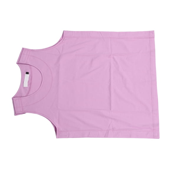 Diseño Cómodo Y Conveniente Para El Cuidado Posoperatorio, Camiseta Sin Mangas De Recuperación Quirúrgica De Color Morado Claro, Telas Suaves Y Transpirables, Uso Versátil