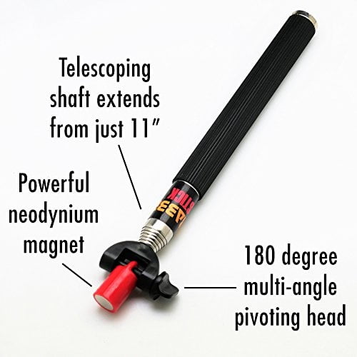 telescoping pickup tool, retractable
