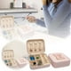 thumbnail image 2 of Caja organizadora de joyas resistente Preppy Stuff para chicas adolescentes Estuche de viaje con iniciales de moda para collares, pendientes y anillos Regalos para mujeres y niñas, 2 of 7