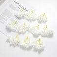 thumbnail image 1 of Simulación de cabezas de flores | Flores artificiales de bricolaje similares a la seda para manualidades, decoración del hogar, arreglos de boda | Material de tela realista | 7cm | 10 Piezas |, 1 of 6