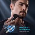 thumbnail image 6 of Nogroa Electric Shavers for Men, 3 in 1 Cordless Razor Waterproof Wet Dry Adjustable Speeds Beard Trimmer Grooming Kit with Nose Hair Trimmer, Sideburns Trimmer, 6 of 10